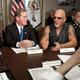 Worm joins Cabinet members for a high-level meeting.